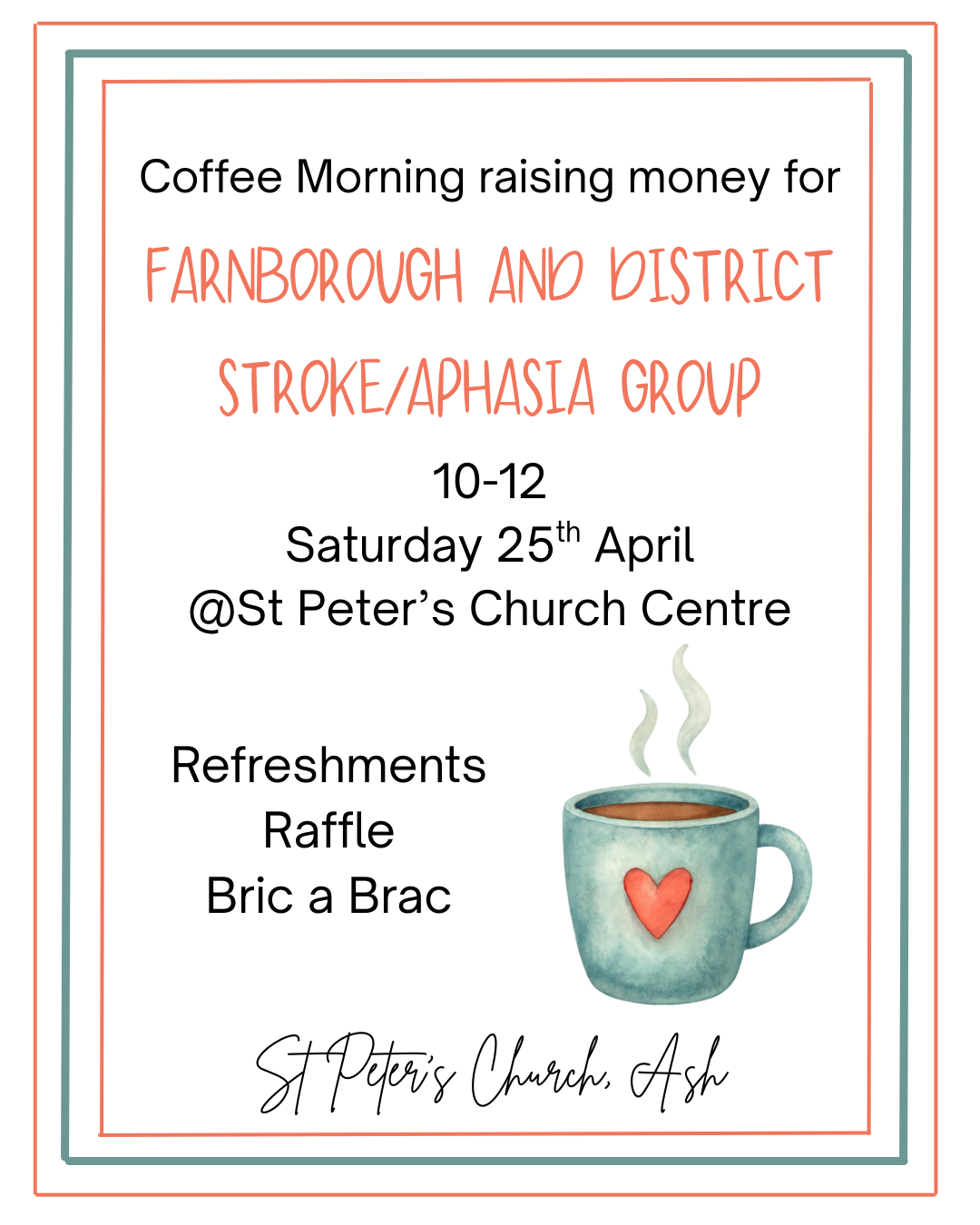 Stroke/Aphasia Coffee Morning