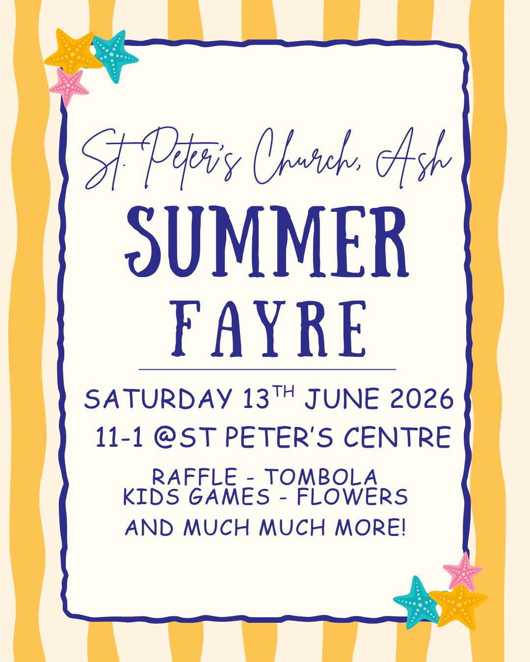 Summer Fayre 13/06/26